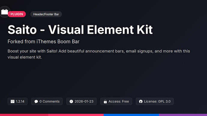 iThemes Boom Bar