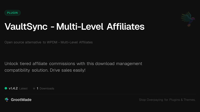 VaultSync - Multi-Level Affiliates