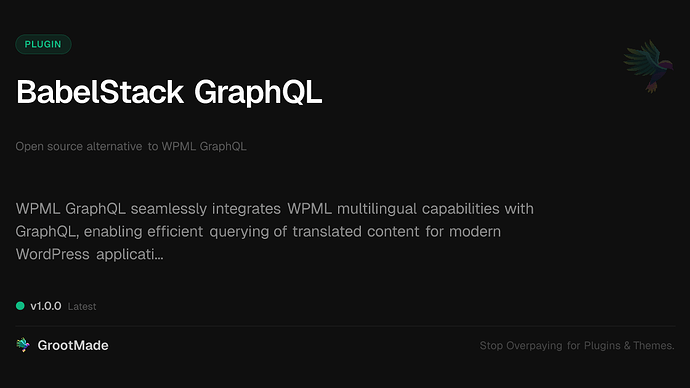 BabelStack GraphQL