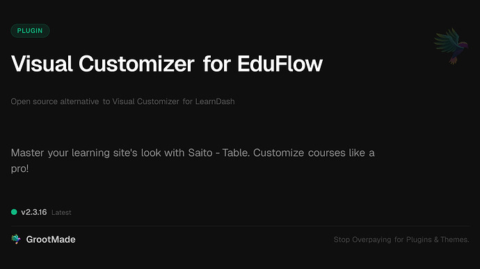 Visual Customizer for EduFlow