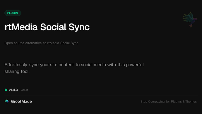 rtMedia Social Sync