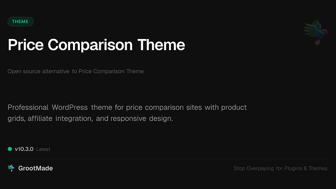 Price Comparison Theme