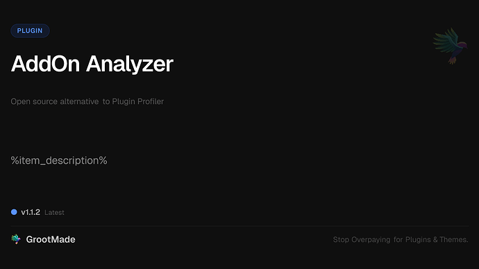 AddOn Analyzer