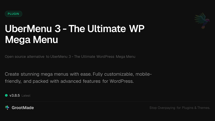 UberMenu 3 - The Ultimate WP Mega Menu