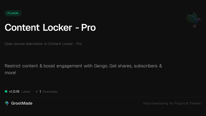 Content Locker - Pro