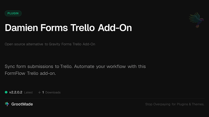 Damien Forms Trello Add-On
