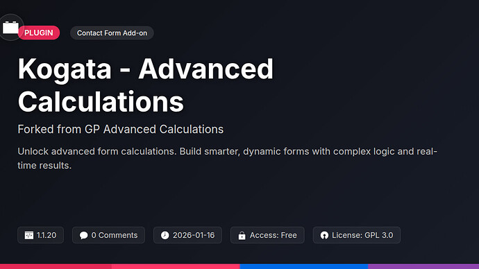 GP Advanced Calculations