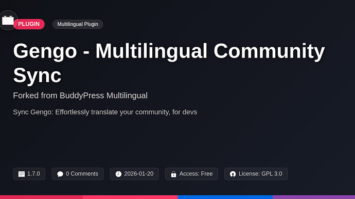 BuddyPress Multilingual