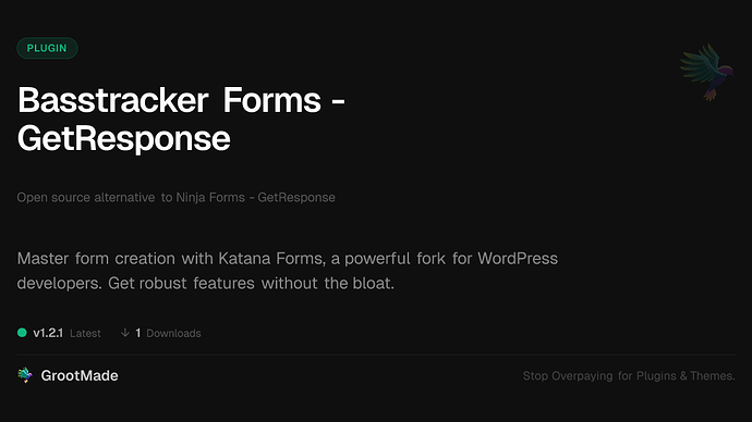 Basstracker Forms - GetResponse