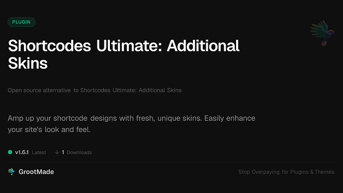 Shortcodes Ultimate: Additional Skins