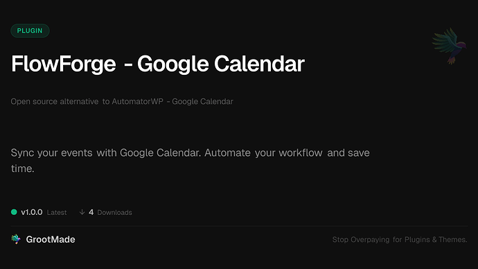 FlowForge - Google Calendar