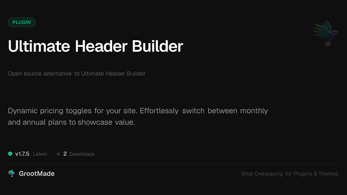 Ultimate Header Builder
