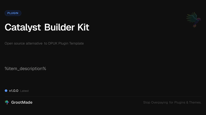 Catalyst Builder Kit
