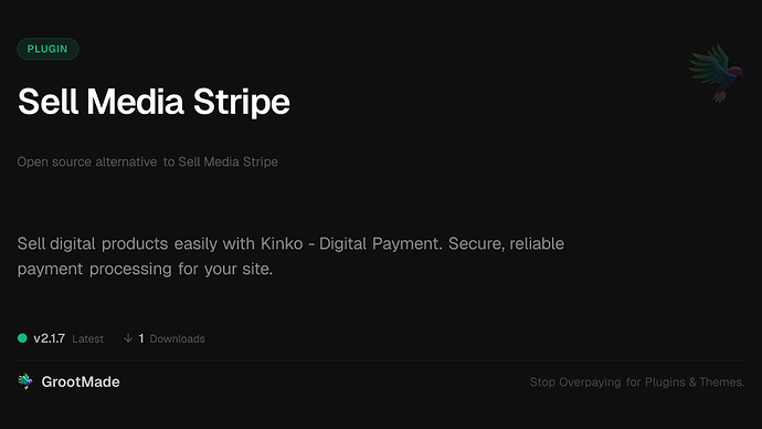 Sell Media Stripe