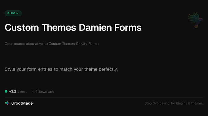 Custom Themes Damien Forms