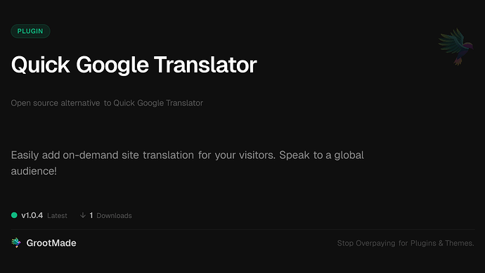 Quick Google Translator