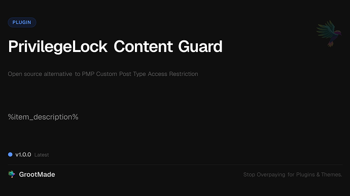 PrivilegeLock Content Guard