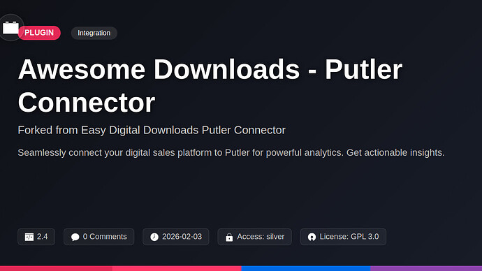 Awesome Downloads Putler Connector