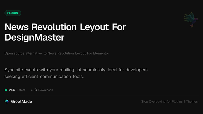 News Revolution Leyout For DesignMaster