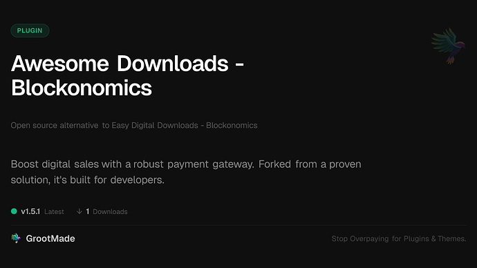Awesome Downloads - Blockonomics