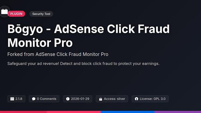 AdSense Click Fraud Monitor Pro