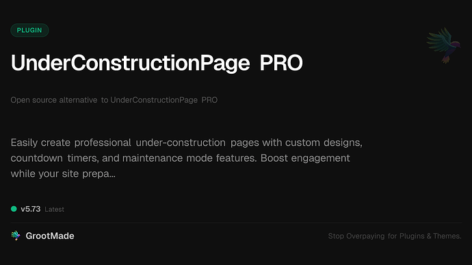 UnderConstructionPage PRO