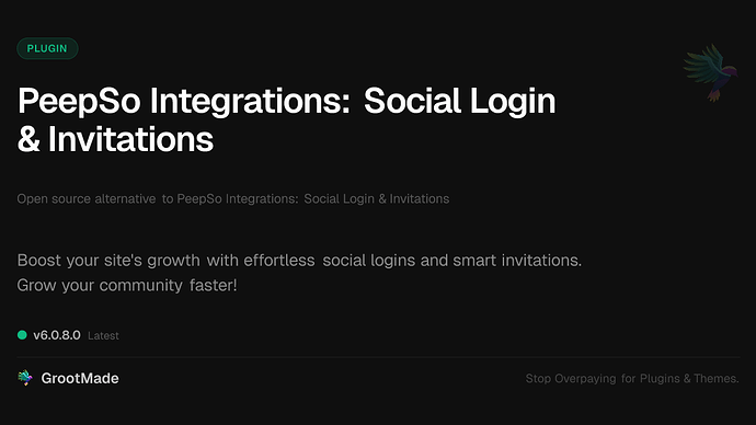 PeepSo Integrations: Social Login & Invitations