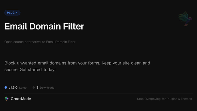 Email Domain Filter