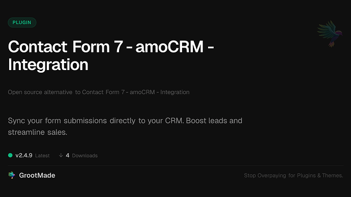 Contact Form 7 - amoCRM - Integration