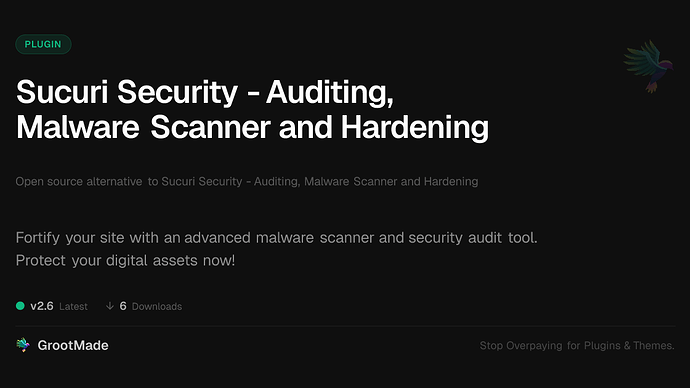 Sucuri Security - Auditing, Malware Scanner and Hardening