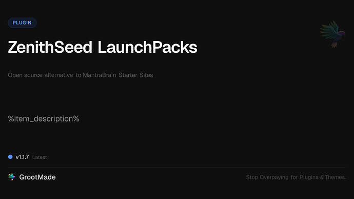 ZenithSeed LaunchPacks
