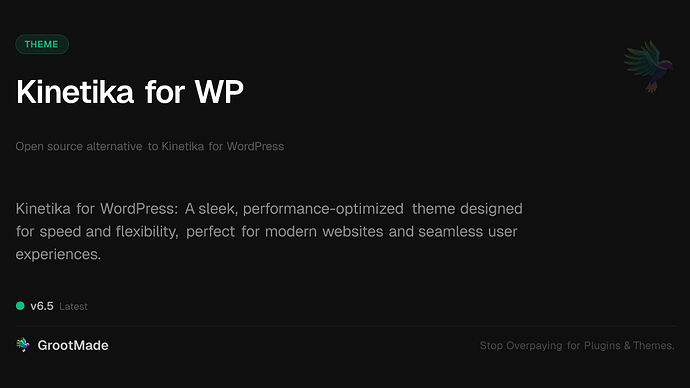 Kinetika for WP