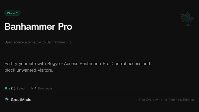 Banhammer Pro