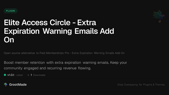 Elite Access Circle - Extra Expiration Warning Emails Add On