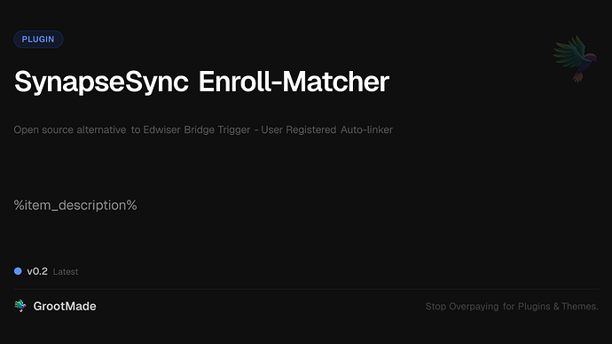 SynapseSync Enroll-Matcher