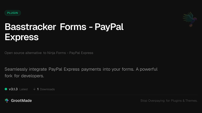 Basstracker Forms - PayPal Express