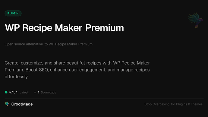 WP Recipe Maker Premium