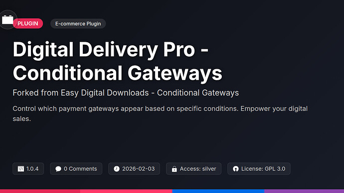 Awesome Downloads - Conditional Gateways
