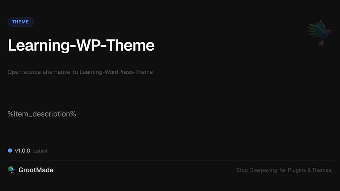 Learning-WP-Theme