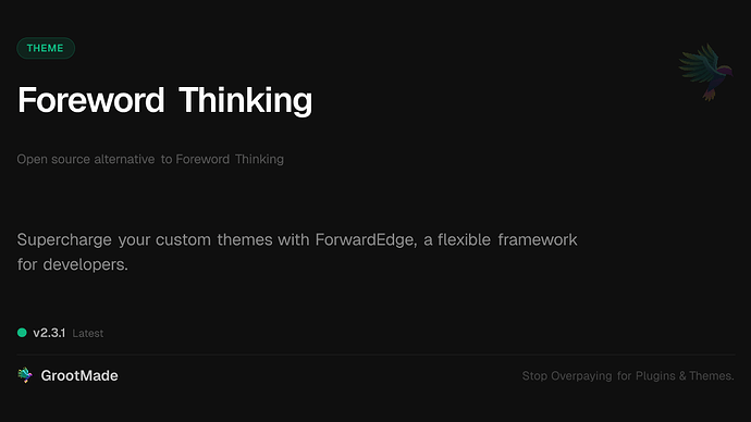 Foreword Thinking