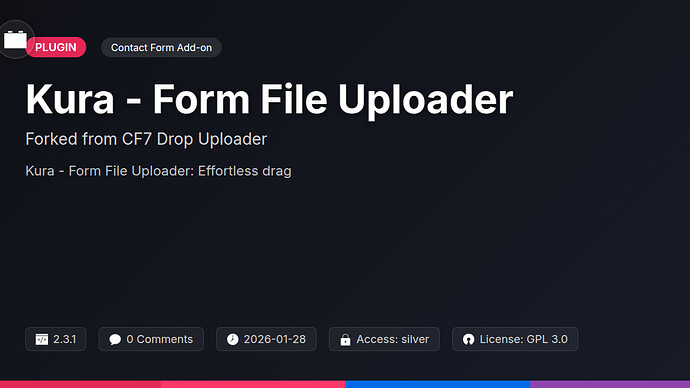 CF7 Drop Uploader