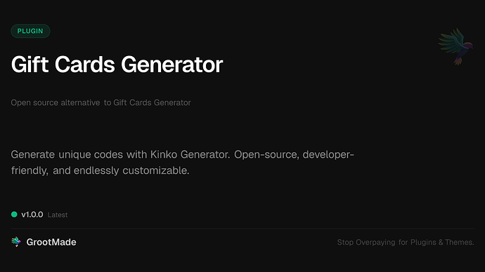 Gift Cards Generator