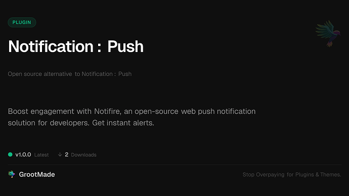 Notification : Push