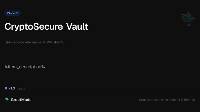 CryptoSecure Vault