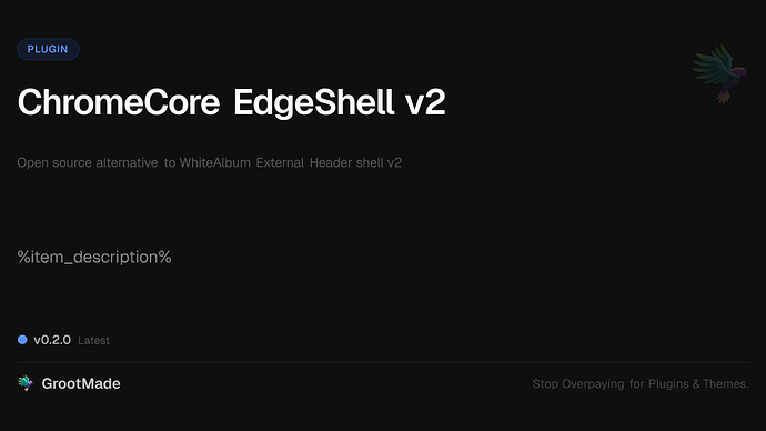 ChromeCore EdgeShell v2