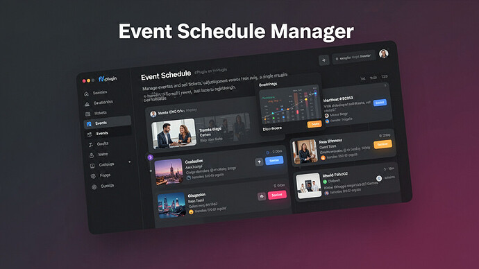 Event Schedule Manager