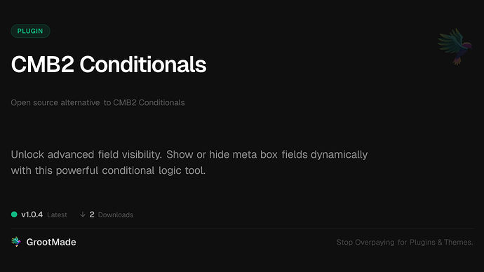 CMB2 Conditionals