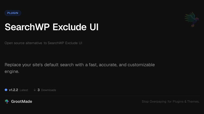 SearchWP Exclude UI