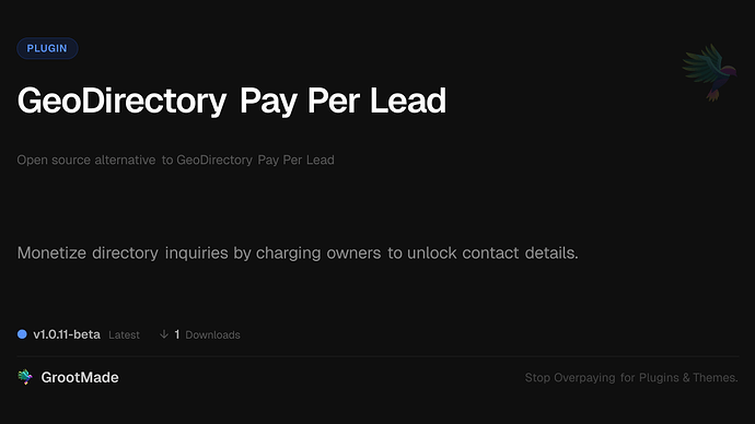 GeoDirectory Pay Per Lead