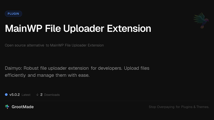 MainWP File Uploader Extension